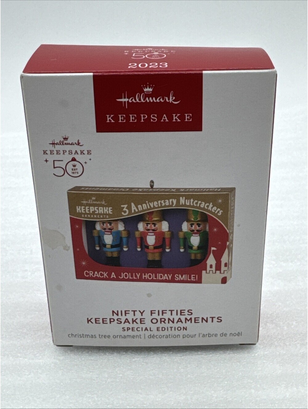 Hallmark 2023 Nifty Fifties Keepsake Ornaments Special Edition Ornament 50 Years